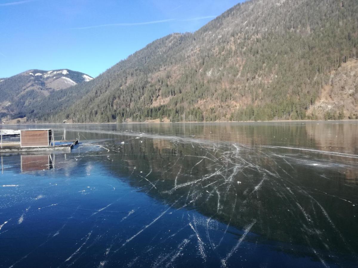 Pension Haus Edelweiss Hotell Weissensee Exteriör bild