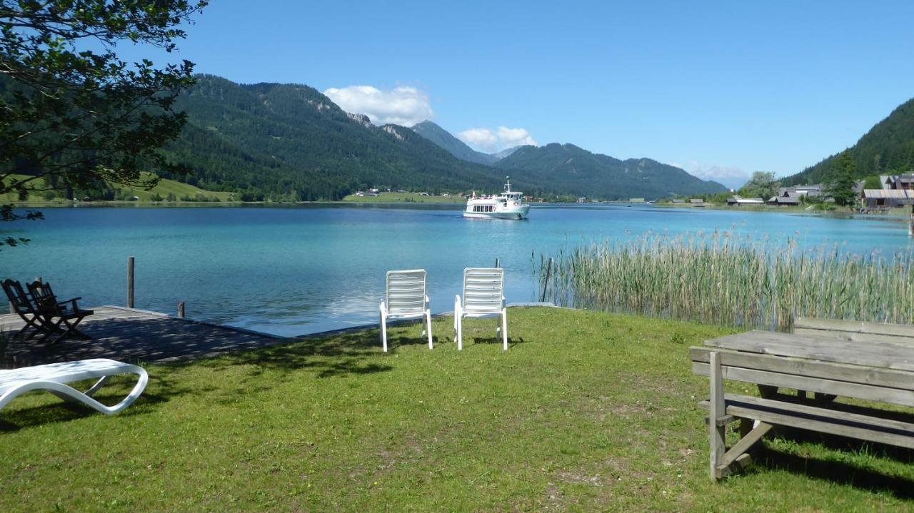 Pension Haus Edelweiss Hotell Weissensee Exteriör bild