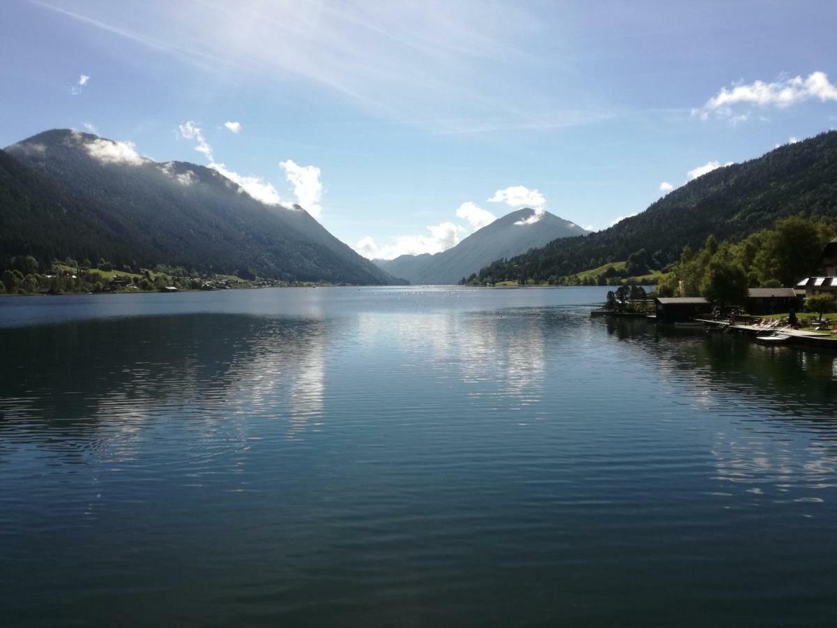 Pension Haus Edelweiss Hotell Weissensee Exteriör bild