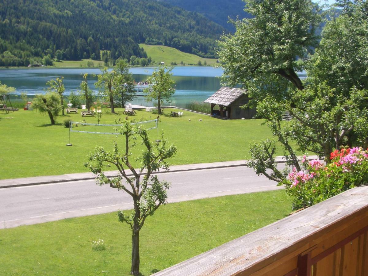 Pension Haus Edelweiss Hotell Weissensee Exteriör bild