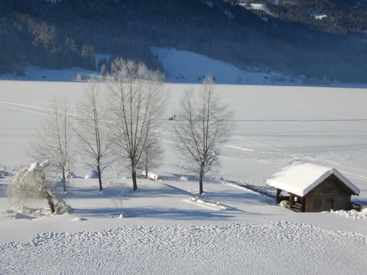 Pension Haus Edelweiss Hotell Weissensee Exteriör bild