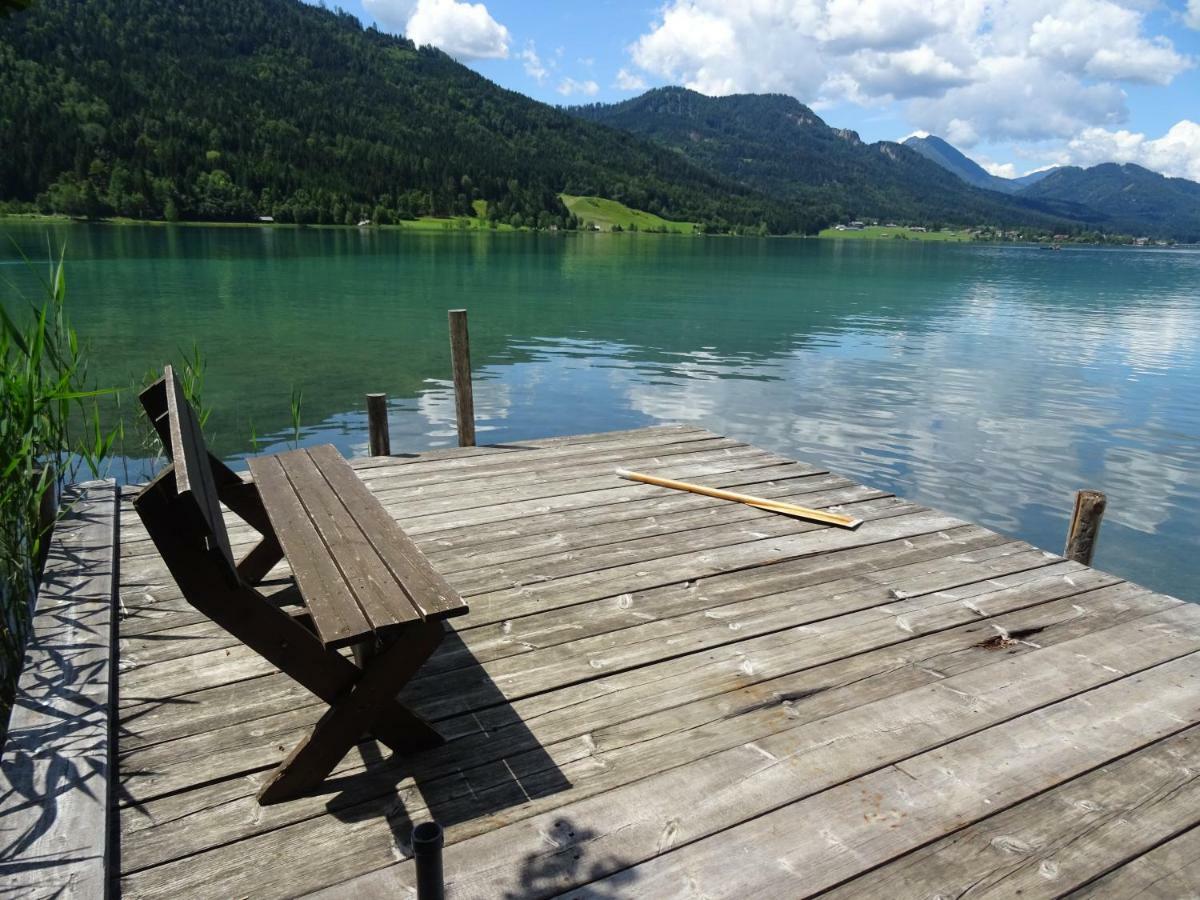 Pension Haus Edelweiss Hotell Weissensee Exteriör bild