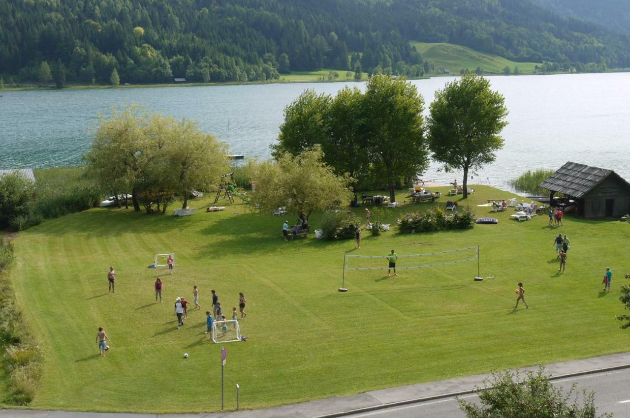 Pension Haus Edelweiss Hotell Weissensee Exteriör bild